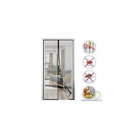S-435 Антимоскитная сетка 120*200 на 15-ти магнитах (magnetic door curtain)