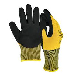 S-907 Рабочие трикотажные перчатки&nbsp; AK Gloves UA Protective р-р 10 желтые